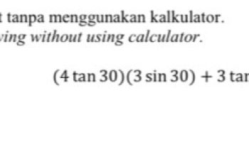 Tantangan Otak: Hitung Tanpa Kalkulator