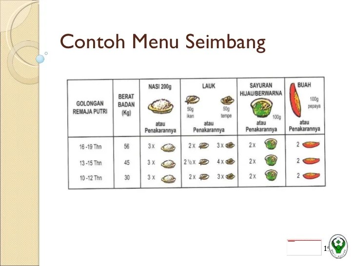 Menu Seimbang untuk Anak Sekolah