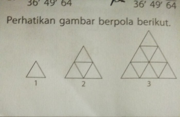 Banyaknya segitiga sama sisi satuan pada pola ke 24 adalah...Bantu dong ... Tes Logika Viral: Berapa Banyak Segitiga yang Kamu Lihat?