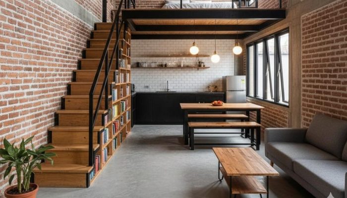 Inspirasi Desain Rumah Mezzanine 5×8 untuk Ruang Terbatas yang Nyaman dan Efisien