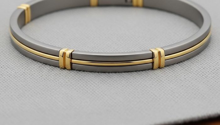 9 Model Gelang Emas Kombinasi Titanium Ringan dan Anti Karat Tahan Lama