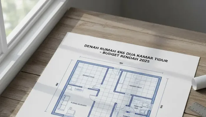 6 Denah Rumah Kecil Budget Rendah 2025 yang Fungsional dan Elegan