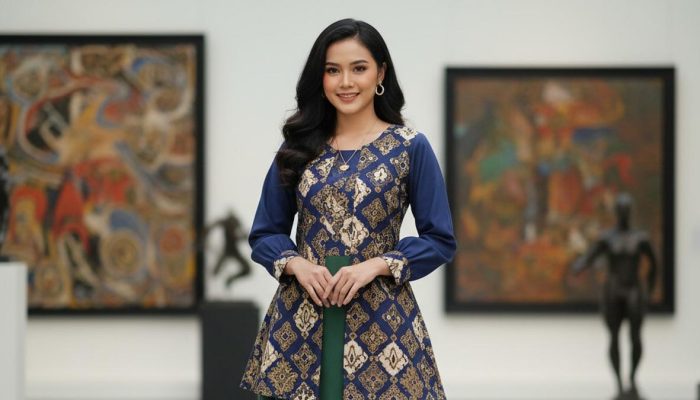 12 Batik Kombinasi Polos Lengan Panjang 2025 untuk Gaya Anggun Terbaru