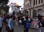 Bendera One Piece Berkibar di Demo Gen Z Peru Protes tentang Sistem Pensiun