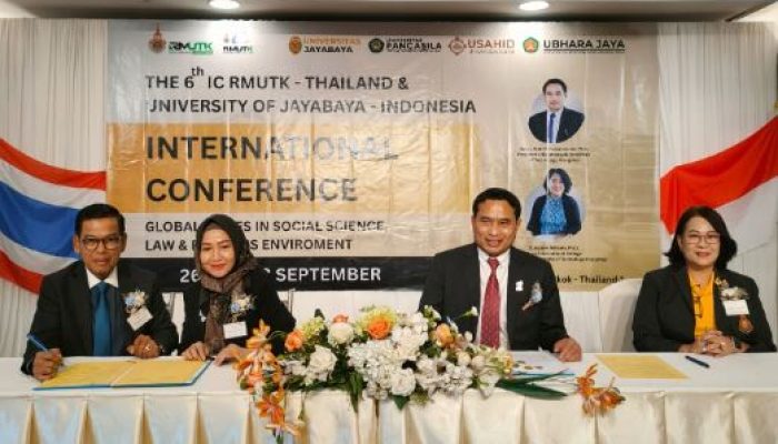 40 Calon Doktor Universitas Jayabaya Paparkan Hasil Penelitian di Depan Akademisi Thailand