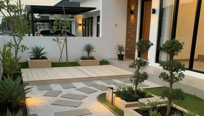 9 Desain Taman Kering Minimalis Aman Ular Tersembunyi agar Hunian Nyaman