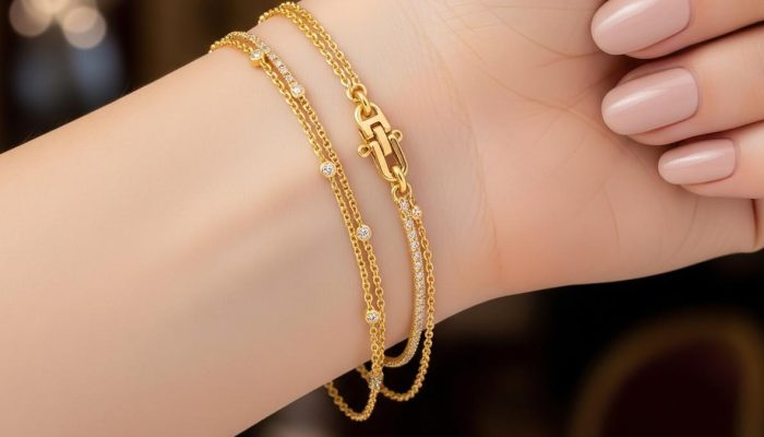 8 Model Gelang Emas Rantai Kecil yang Tahan Lama untuk Gaya Sehari-hari