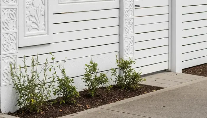 7 Model Pagar Putih Depan Rumah Nuansa Clean Elegan dan Modern