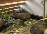 7 Desain Kolam Ikan Bawah Tangga untuk Rumah Minimalis Modern dan Kekinian 2025