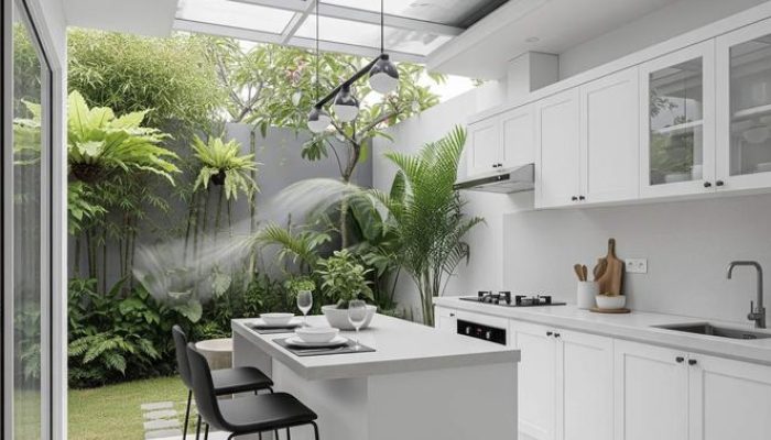 12 Ide Dapur Semi Outdoor dan Taman Belakang untuk Rumah Kecil yang Asri