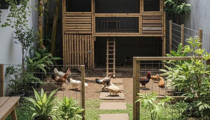 9 Desain Halaman Belakang Rumah Kecil untuk Peliharaan Ayam yang Nyaman dan Aman