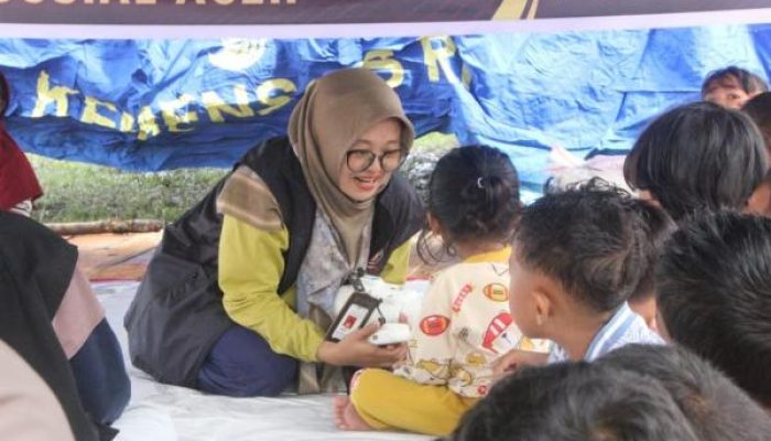 Kemensos Pulihkan Trauma Korban Banjir Aceh Lewat Layanan Psikososial
