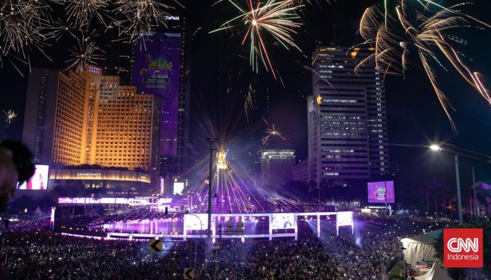 Izin Pesta Kembang Api di Malam Tahun Baru 2026 Dihapuskan
