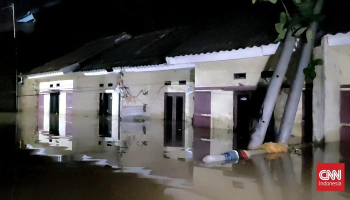 Sungai Cidurian Meluap, Ratusan Rumah di Cikande Tangerang Terendam Banjir