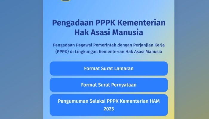 Syarat dan Link Pendaftaran Rekrutmen PPPK Kementerian HAM 2026
