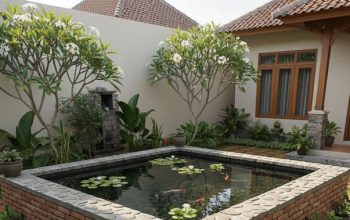 Membuat Kolam Ikan dari Batu Bata yang Indah dan Anti Rembes