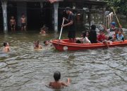 23 Hari Terendam Banjir, Aktivitas Warga Kuranji Banten Terhenti Total