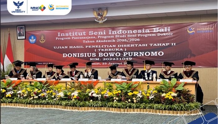 Dosen MNC University Menjadi Penguji Sidang Terbuka Promosi Doktor di ISI Bali